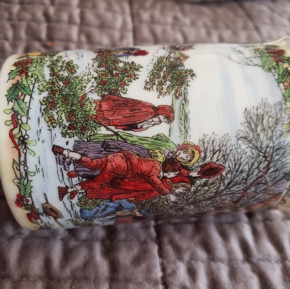 3 Vintage Collector  Mugs Christmas Cheer Dunoon Stoneware-1 Fine Bone-PM1 - Picture 6 of 10